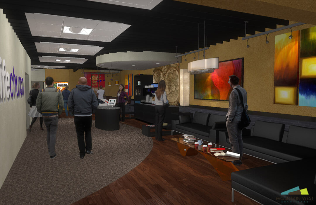Life Church, West Valley City, Utah, Mountain West Architects, Renovation, Worship Center