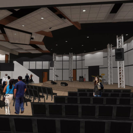 Life Church, West Valley City, Utah, Mountain West Architects, Renovation, Worship Center