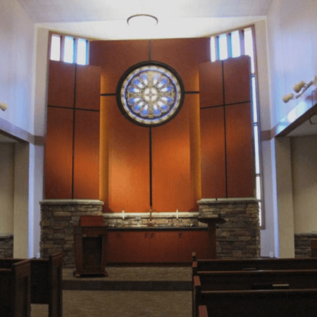 Church Renovation, Pulpit, Stained Glass