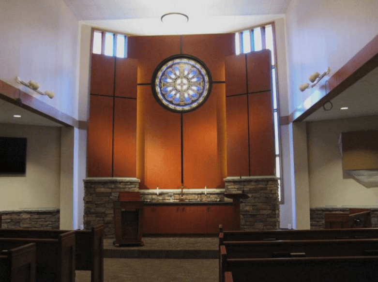 Church Renovation, Pulpit, Stained Glass