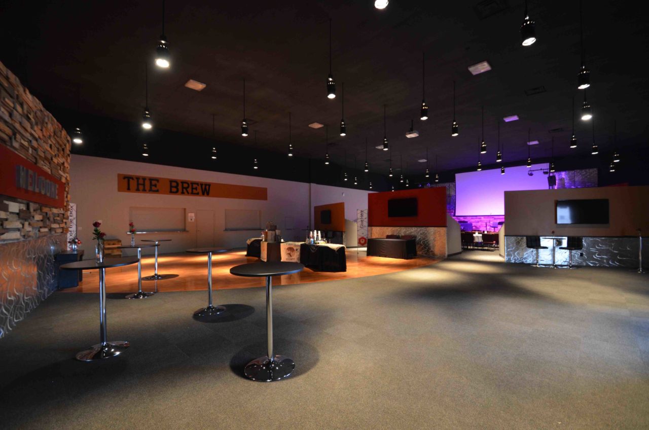 Church welcome center. Worship and welcome center