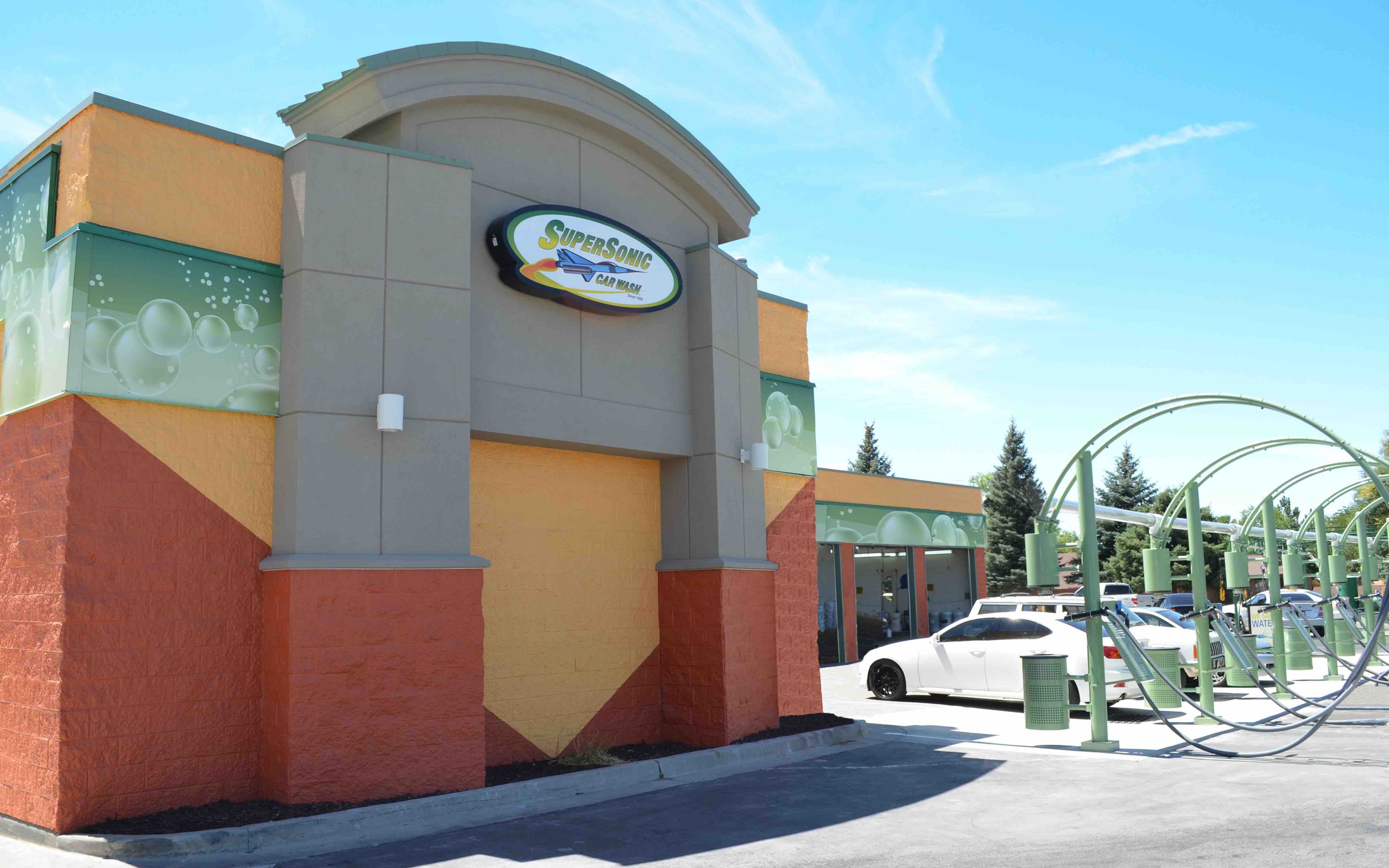 Supersonic Car Wash Murray, UT Mountain West Architecture