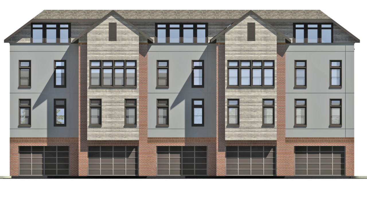 Apartment buildings in Ogden. living spaces in Ogden, brick exterior, wood siding, balcony areas. Vertical windows