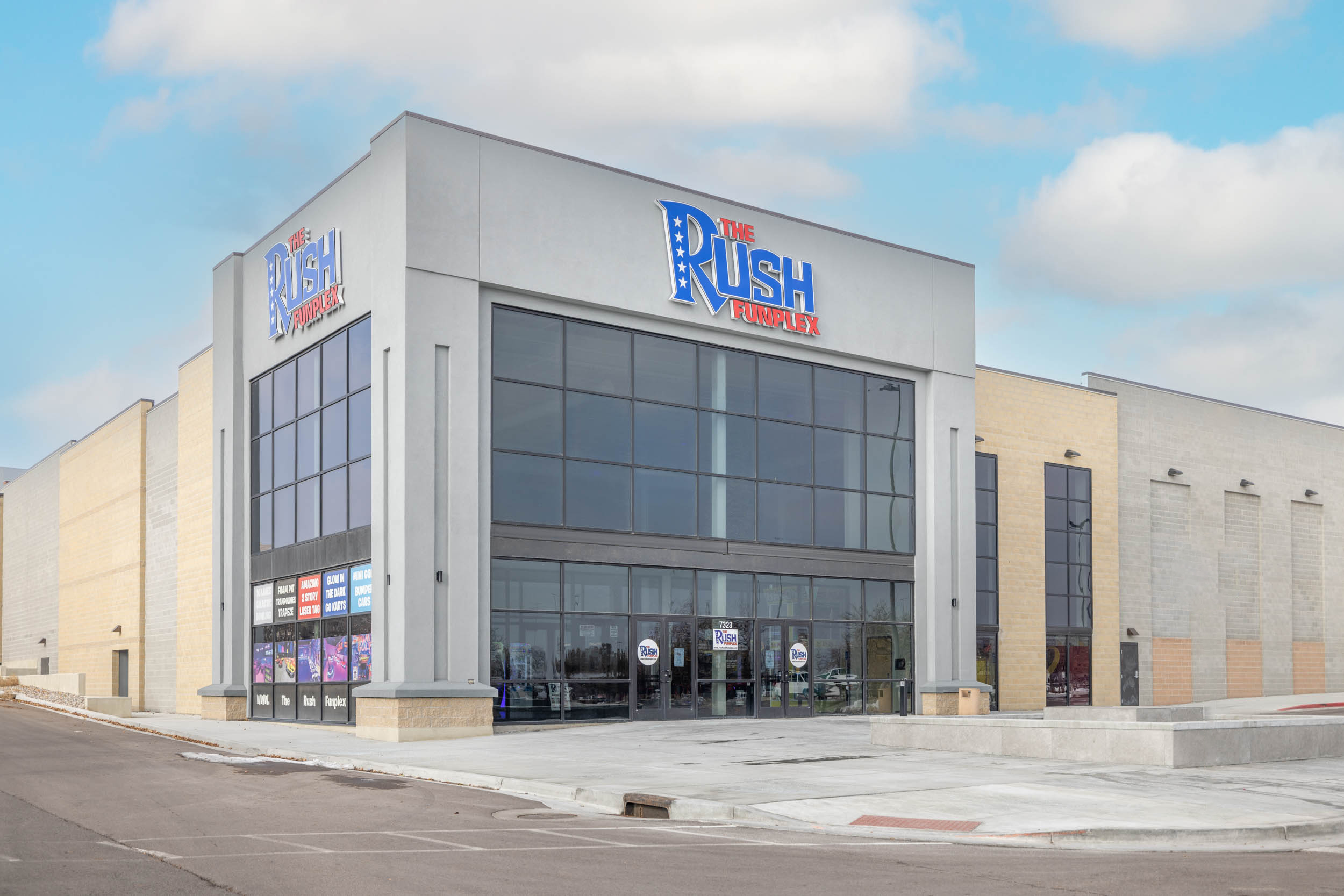 Rush Fun Center Jordan Landing Mountain West Architecture