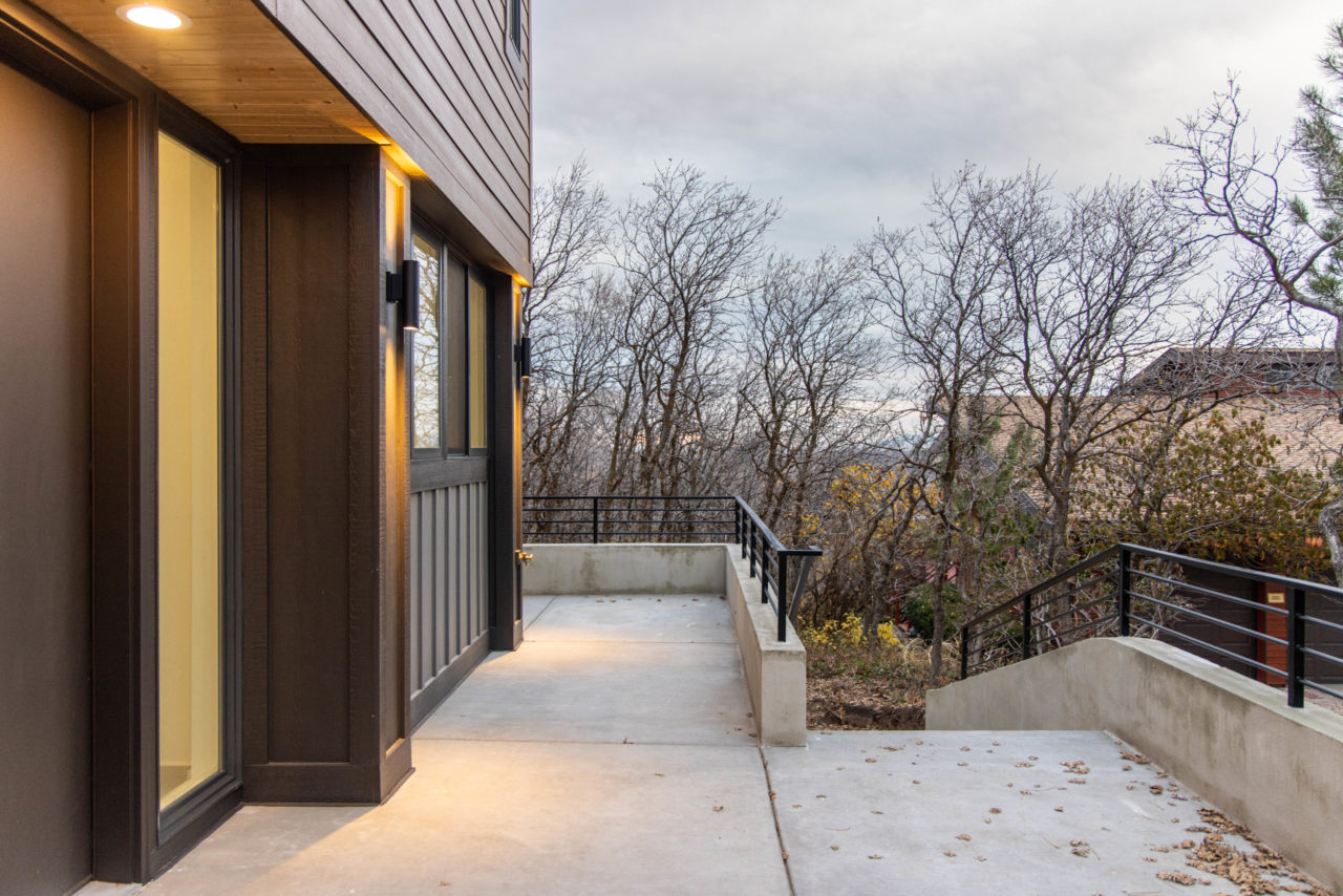 Private guest house in Uintah Highlands. Enveloped in dense gambel oak gives sense of privacy and protection